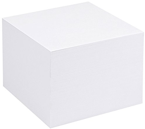 5 Star CP055YTWHI Office Refill Block for Noteholder Cube Approx. 750 Sheets of Paper 90x90mm White