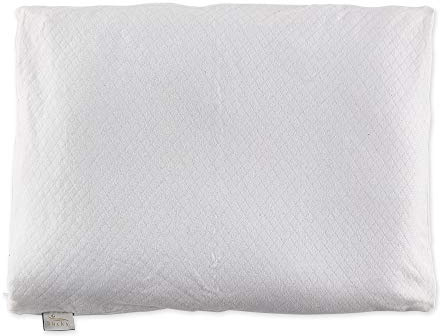 Bucky Duo Buckwheat/Millet Travel Bed Pillow (White)