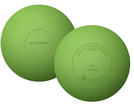 Champro NOCSAE Lacrosse-bollar; limegrön Nocsae Lacrosse-bollar, 12