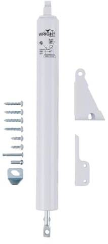 Wright Products - Standard Duty Pneumatic Screen and Storm Door Closer, White