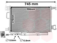 VAN WEZEL 30005435 Klimakondensator Klimaanlage Auto mit Trockner Kompatibel mit MERCEDES-BENZ C-Klasse Limousine W203 2035002154 A2035002154 C450000P
