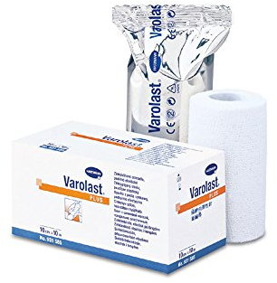 Varolast Plus 8 cm x 5 m, 1 Zinkleimbinde Verband Zinkleim Binde