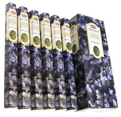 Hem Precious Lavender Räucherstäbchen riechen Lavendel. Paket mit 120 Stäbchen aus hochwertigem Weihrauch