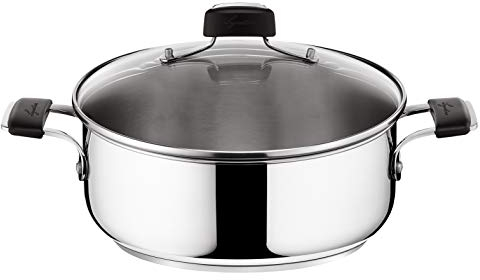 Lagostina Tempra Inox Sauteuse 2 Anses 26 cm + Couvercle 012895031826
