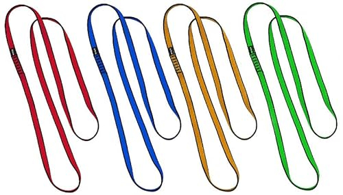 LACD 8 Bandschlingen, Polyamid Rundschlingen im Set 2x60 + 2x80 + 2x100 + 2x120cm