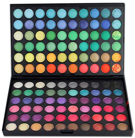 Palette Ombretti, FantasyDay 120 Colori Waterproof Neutri Caldi Tavolozza di Trucco Occhi Opaco e Luccicante in Polvere Set Eyeshadow Palette Set di Trucchi #1 - Natale Regalo Surprise Makeup Gift Set