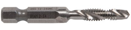 Greenlee Drill/Tap/Countersink Bit, 12-24X2 1/4 L (DTAP12-24)