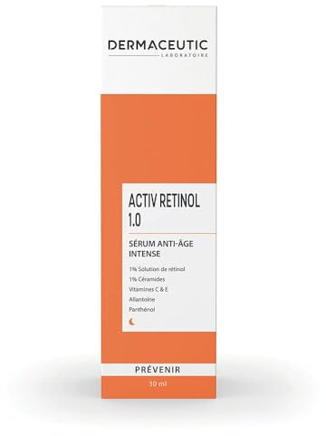 Dermaceutic Activ Retinol 1.0 - Suero antienvejecimiento con retinol de alta intensidad - Suero facial con retinol y vitamina C/E - 30 ml