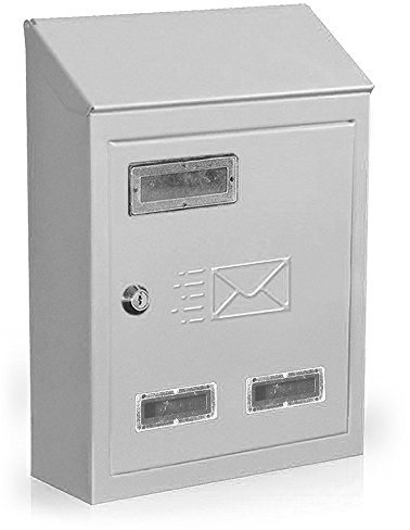 Cassetta posta esterno 21x7x30h bianca city, buca postale