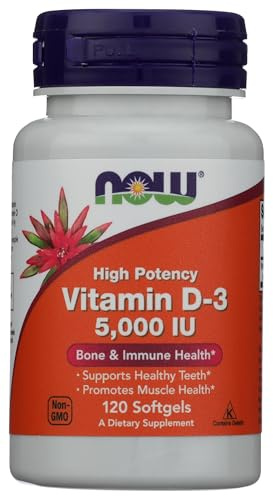 Now Foods D3 5000 UI dans l'huile d'olive, 120 CT