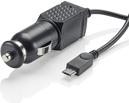 Slabo billaddkabel micro USB – 1A – för Wiko Rainbow Up/Rainbow Jam bil laddkabel PKW – SCHWARZ | Svart