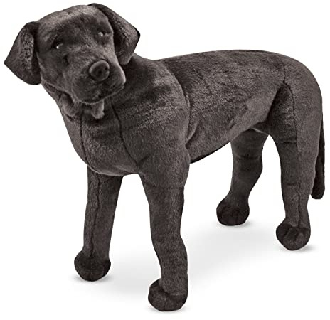 Melissa & Doug - riesige Plüschwildtiere, weiches Polyestergewebe, schöne schwarze Labormarkierungen, handgefertigt, mehrfarbig