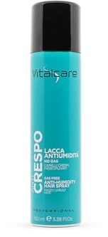 Vitalcare | Anticrespo - Lacca Capelli Antiumidità, per Capelli Crespi e Indisciplinati, Lacca per Capelli Ecologica, Fissaggio Naturale, Senza Gas, 100 Ml