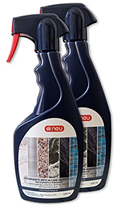 DR. NEU - Detergente Spray Anticalcare Enzimatico per Marmo, Piano Cottura, Vetroceramica, Ceramica, Superfici Pregiate, Azione Decalcificante e Pulente - Pulizia Casa Superfici Delicate - 500ml, 2Pz