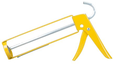 Dripless Contractor Professional Open-Frame Hex Rod Caulk Gun SH200 | No Drip Metal Caulking Gun for 10oz Sealant and Adhesive Silicone Cartridges or Tubes | 10:1 Thrust Ratio | Contractor Grade