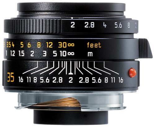 Leica Summicron-M 35 mm f/2 Negro - Objetivo (7/5, 0,7 m, 3,53 cm, 1:17.5, 54°, 38°)
