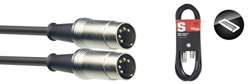 Stagg SMD10 Metall-MIDI-Kabel der S-Serie SMD10 - 10M