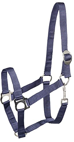 PFIFF 101668 - Cavezza in plastica, Regolazione Continua sul Collo, buona qualità, Resistente, Colore: Blu