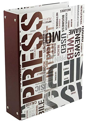 SAFE 7926 Ringbuch Sammelalbum A4 für Zeitschriften | Zeitschriftensammelordner | Stäbchen-Mechanik | Format : 24,5 x 31,5 x 7 cm