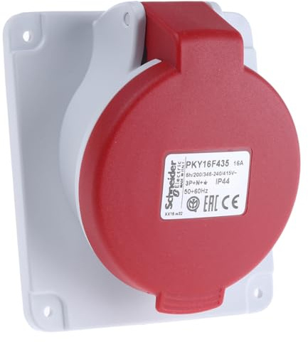 Schneider Electric base em.sal.inc.ráp16A3PNT380-415VIP44 Rouge