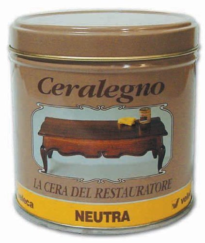La cire d'abeille dans la pâte de couleur bois Veleca Art. 350 Acajou 500 ml