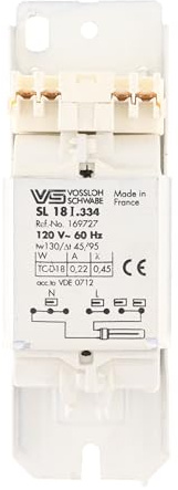 Vossloh Schwabe 169727 Ballast for 1 18w 2-pin Compact Fluorescent lamp