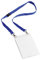 Durable Event-Namensschild A6 mit Textilband Duo, 10 Stück, dunkelblau, 852507