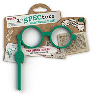 IF Inspectors Magnetic Label Reader Magnifier Glasses - Green