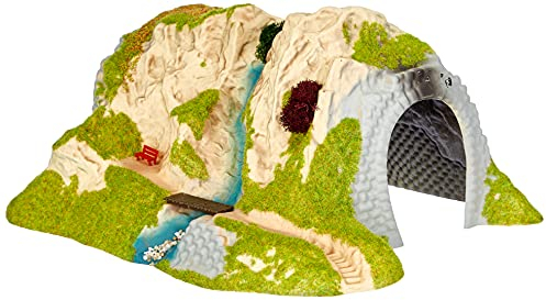 NOCH® Tunnel, handkoloriert in Grautönen, 1-gleisig, 34 x 27 cm für H0 Modellbahn