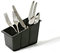Delfinware Plastic Cutlery Basket, Black, 19 x 10.5 x 13 cm