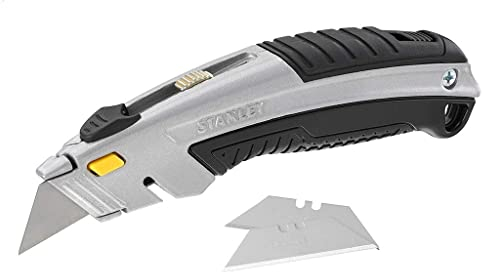 Stanley 0-10-788 - Cuchillo Profesional, Negro, Plata