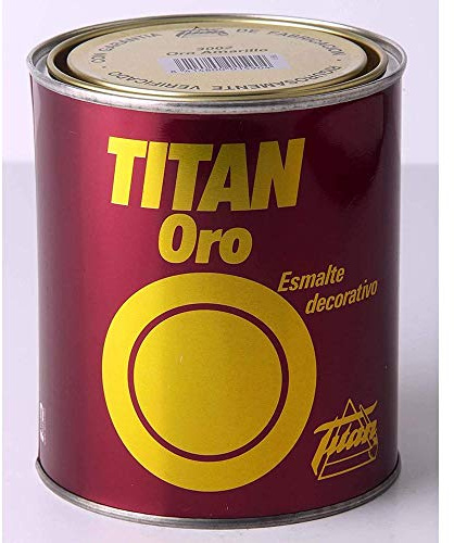 Titan Esmalte Decorativo, Brillante Oro Amarillo, 125 ml