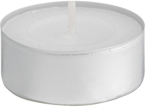 Baltus Pack of 12 Unscented Wax Maxi Lights Tealights Candles Upto 10 Hrs Burn