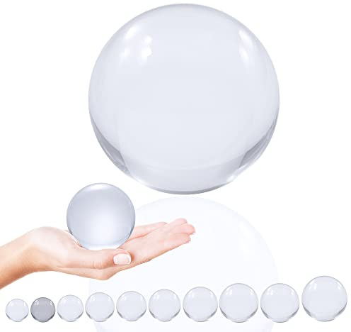 Jongleringsdröm 65 mm klar akrylkontakt jongleringsboll – transparent klar kontakt jonglering manipulation prestanda bollar