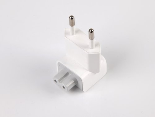 Cargador Adaptador de 2 Pines, Conector de alimentación Europeo, para iPhone, iPod, iPad, Mac