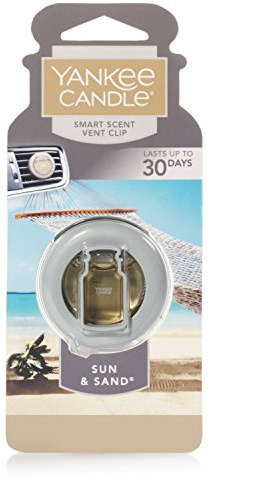 Yankee Candle CAR VENT CLIP HW SUN & SAND, Smart Scent