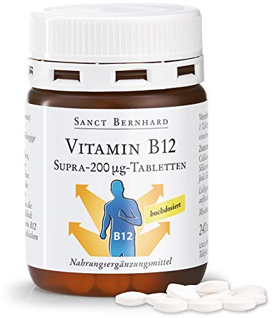 Sanct Bernhard Vitamin-B12-Supra-200-µg-Tabletten, 240 Tabletten