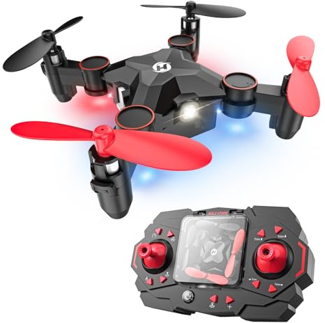 Holy Stone HS190 Foldable Mini Nano RC Drone for Kids Gift Portable Pocket Quadcopter with Altitude Hold 3D Flips and Headless Mode Easy to Fly for Beginners