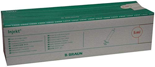 BRAUN INJEKT Spritzen m. exzentr. Konus Luer, 100X5 ml