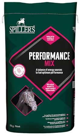 SPILLERS Performance Mix Horse Feed 20KG – Horse Feed for Optimum Performance Health – Food Containing Quality Protein, Vitamins and Minerals – Supports Digestive and Muscle Health