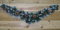 90cm (3ft) Frosted Glacier Christmas Swag with Pine Cones