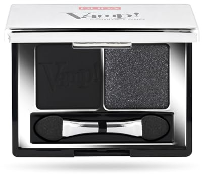 PUPA Milano Vamp! Compact Eyeshadow Duo, Dark Night 2.2 g