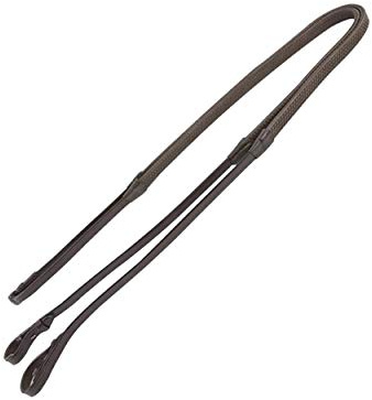 Kincade goma riendas marrón – caballo riendas, 121,9 cm