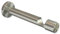 Interdeco Gardinenstangen Träger/Wandhalter/Schraubkappen-Halterung Edelstahl Optik 10,5 cm Abstand offen 1-läufig 20 mm Ø Prestige