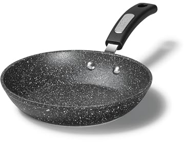 Starfrit The Rock Fry Pan with Bakelite Handle, 8, Dark Gray