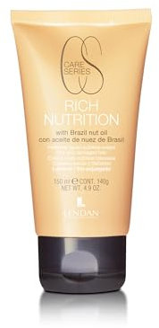LENDAN - Mascarilla Hidratante Cabello - Rich Nutrition - 150 ml - Cabellos Secos y Dañados - con Aceite de Nuez de Brasil - Nutre e Hidrata Intensamente el Cabello - Reparador Puntas Abiertas y Secas
