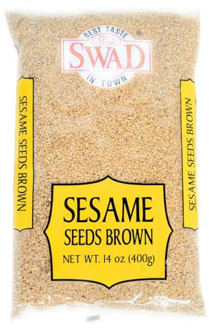 Great Bazaar Swad Sesame Seed Brown, 14 Ounce