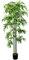 Decovego Bambus Bambus-Strauch Kunstbaum Kunstpflanze Bambusbaum Baum Künstliche Pflanze Bamboo Künstlich Echtholzstamm Deko Innendekoration 180 cm