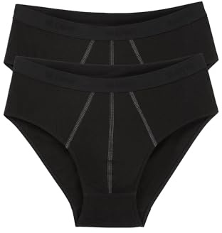 Sloggi Men Men24/7midi2p Boxer Briefs, Black, L UK