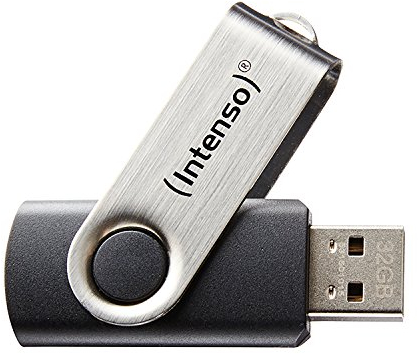 Intenso Basic Line 16 GB USB-Stick USB 2.0 silber/schwarz